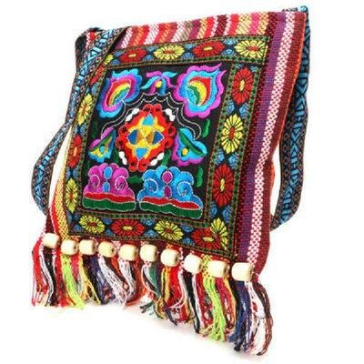 Vintage Hmong Tribal Ethnic Thai Indian Boho shoulder bag