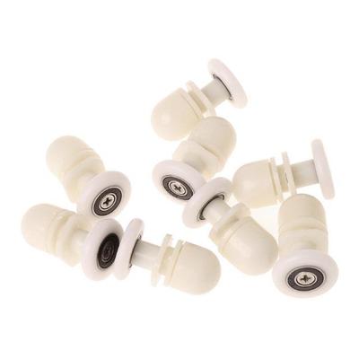 8 Pcs Shower Door Rollers Runners Wheels Pulleys Sliders Ecc