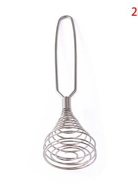2 Pieces Stainless Steal Spring Egg Whisk Handheld Coil Egg