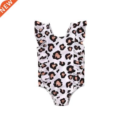 Summer Toddler Kid Baby Girl Leopard Bikini Swimwear Swimsui