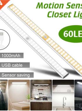 Wardrobe lights Magnetic 60LED Sensor Cabinet Light SB Recha