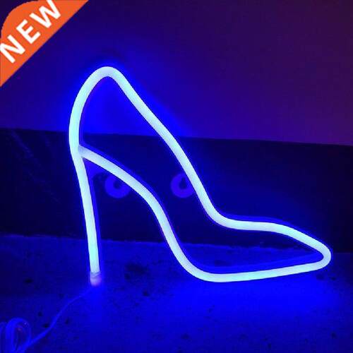 Touch Wall Lamp Home Decorations High-Heeled Shoes LED Neon