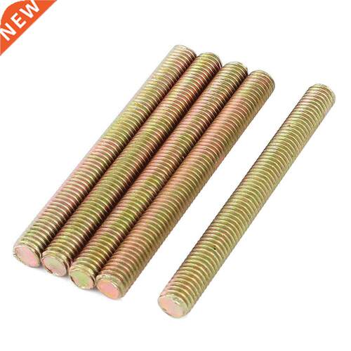 1.25mm Pitch M8 x 80mm Full Threaded Rod Bar Bronze Tone 5 P