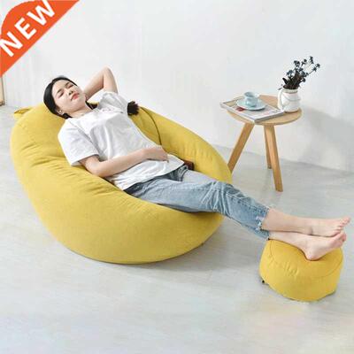 Unfilled Lounge Sofa Cover Indoor Cozy Unstuffed Bean Bag La