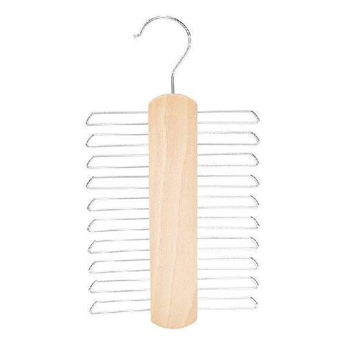 Tie Hanger 20 Hooks 60 Degree Rotating Non-Slip