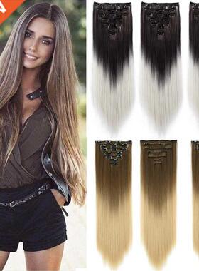 Xinran Synthetic Long Straight Clip in Hair Extensions Synth