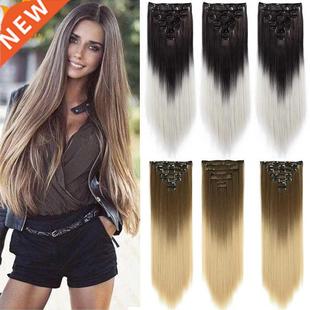 Xinran Synthetic Long Straight Clip in Hair Extensions Synth