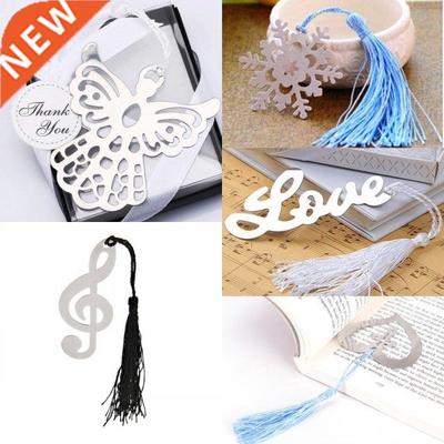 Creative Musical Note Snowfake Love Heart Alloy Bookmark Exq