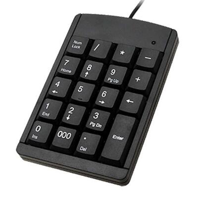 Hot Mini Black USB Numeric Keyboard Keypad for Laptop PC Com