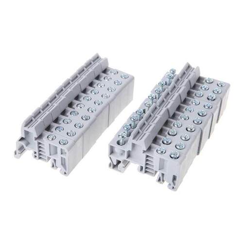 10 Pcs EUK/EUK2 Din Rail Terminal Blocks End Stop Bracket Fi
