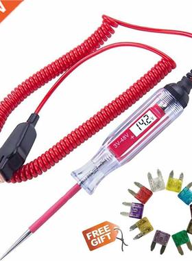 3-48V Car Truck Digital LCD Circuit Teer with 11ft Wire Ca