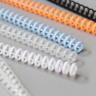 30 Hole Loose-leaf Plastic Binding Ring Spring Spiral Rings