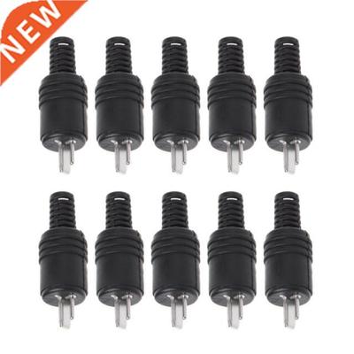 10Pcs 2 Pin DIN Speaker Plug 2Pin Plug Hifi Loudspeaker Cabl
