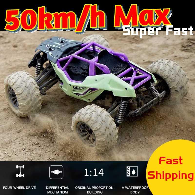 RC Car 50km/h High Speed 4WD Racing Truck Cars Crawler Big F