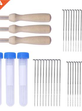 30pcs Felt Needles Wool Needles Kits  Embroidery Supplies