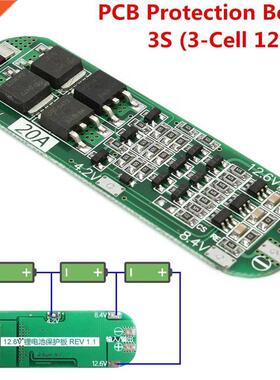 3S 20A Professonal L-on Lthum Battery 18650 Charger PCB