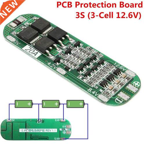 3S 20A Professonal L-on Lthum Battery 18650 Charger PCB