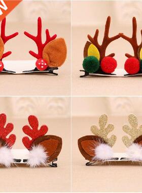 2pcs/set Christmas Hair Clip Christmas Decoration Hairpin