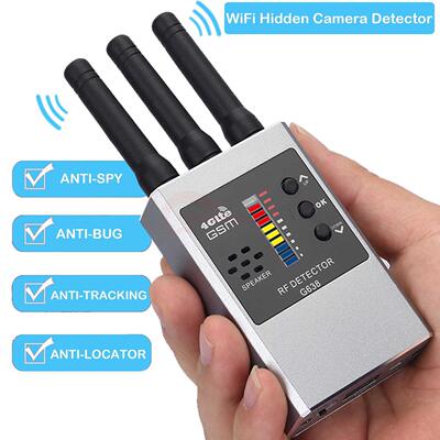 Portable RF Bug Detector Wifi Hidden Camera Finder Anti-Spy