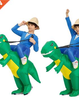 Kid Dinosaur Inflatable Costume Animal Unicorn Horse H