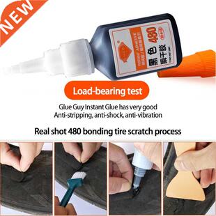 Black Car Rubber Repair Tire Glue 20g Super Glue Sealant