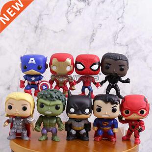 Super Heroes Figure Toys 9pcs/set Captain America Iron Man