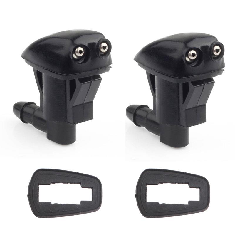 2x Front Windshield Washer Wiper Spray Nozzle For Jeep Grand