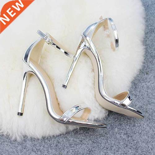5-4大码女士高跟凉鞋Plus-size high-heeled sandals for women