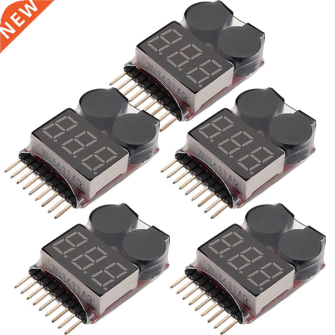 1-8S Li-ion/Fe Battery Voltage 2IN1 Tester Low Voltage Buzze