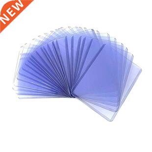 50Pcs Holder Toploaders and Clear Sleeves for Collectible Tr