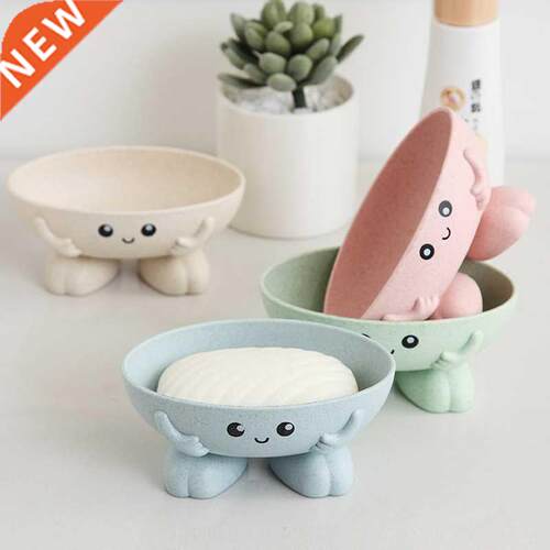 soap dish Bathroom Cartoon shape Soap Box Draining Practical