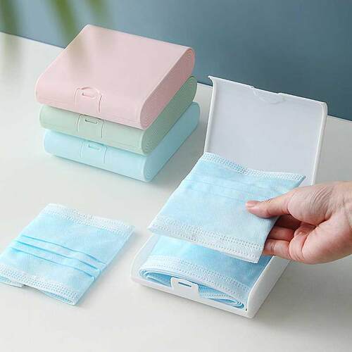 Portable Mask Storage Box Jewelry Storage Box Waterproof Cos