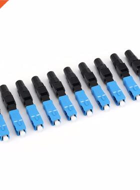10Pcs SC/UPC Fiber Optic Connector FTTH Embedded Single Mode