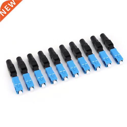 10Pcs SC/UPC Fiber Optic Connector FTTH Embedded Single Mode