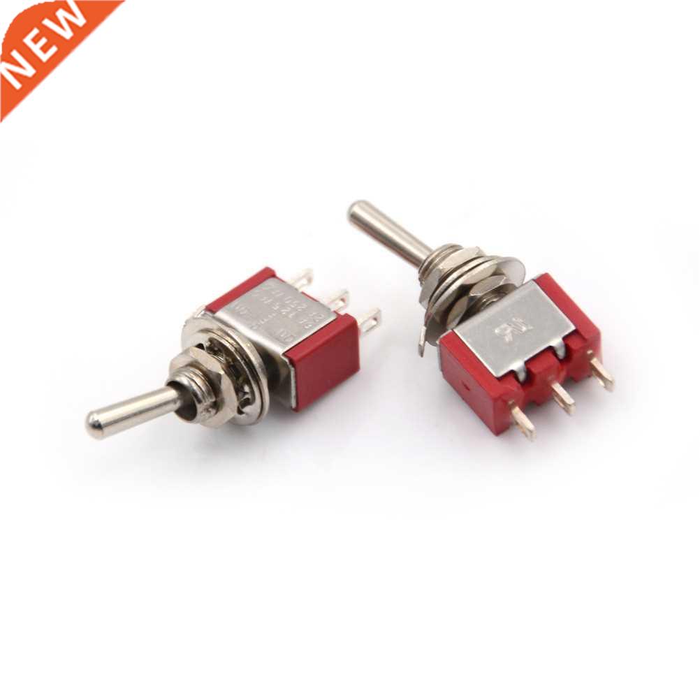 2pcs Red 3 Pin ON-OFF-ON 3 Position SPDT Mini Momentary Togg