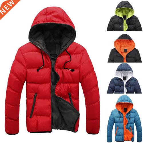 Winter Parka Men Windbreak Plus Velvet Thick Warm Windproof