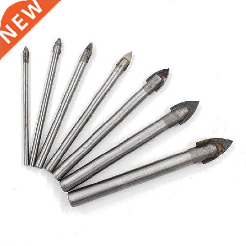 4/6/7 Pcs Glass Marble Porcelain Spear Head Ceramic Tile