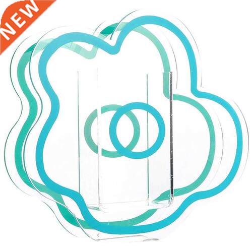 Acrylic Cloud Shaped Flower Vase Make Up Brush Pen Holder