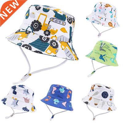 Summer Sun Hat for Girls Panama Boy Cap Cotton Baby Hat UV B