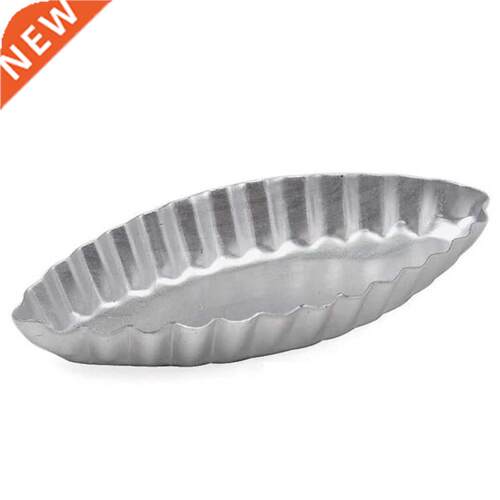 Long Fluted Edge Little Boat Shape Egg Tart Moulds Cupcake L