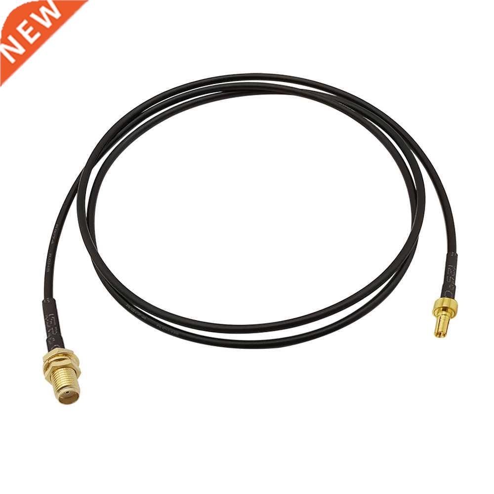 1Pcs SMA Female Jack Bulkhe to CRC9 Male Plug Connector Ca