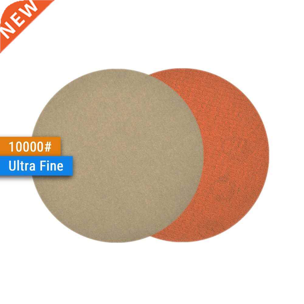 30PCS 3 Inch(75mm) Silicon Carbide Hook&Loop Flocking Wa