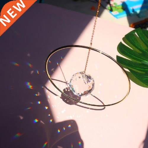 Crystal Windchimes Moon Star Eyes Pendant Handmade Sun