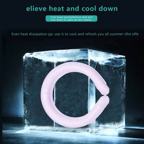 Neck Cooling Ring Summer Heatstroke Prevention Ice Cushion T