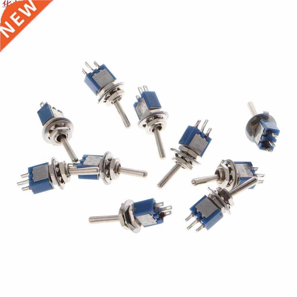 10 Pcs AC 250V/1.5A 125V/3A SPDT 3-Pin On/On 2 Position Mini