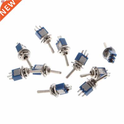 10 Pcs AC 250V/1.5A 125V/3A SPDT 3-Pin On/On 2 Position Mini