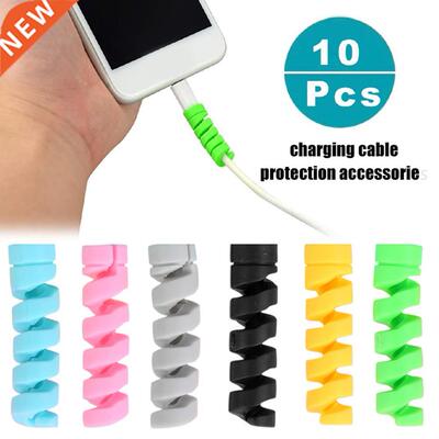 10Pcs Charging Cable Protector Saver Cover For Apple iPhone