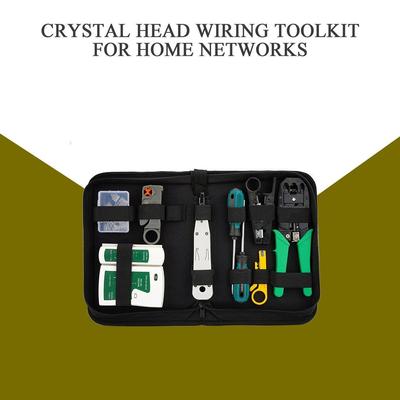 Network Repair Tool Kit LAN Cable tester Portable Plier Crim
