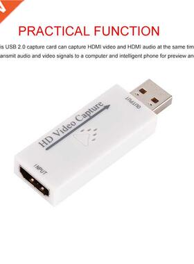 Video Card HDMI Video Capture Card VHS USB 2.0 Record Box 4K