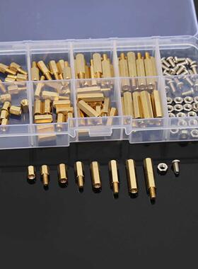 SULEVE New 120Pcs/Set M3BH2 M3 Male Female Brass Standoff